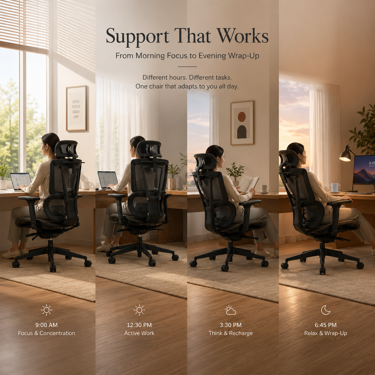 7 How Can an Ergonomic Chair Support Different Sitting Habits Throughout the Day