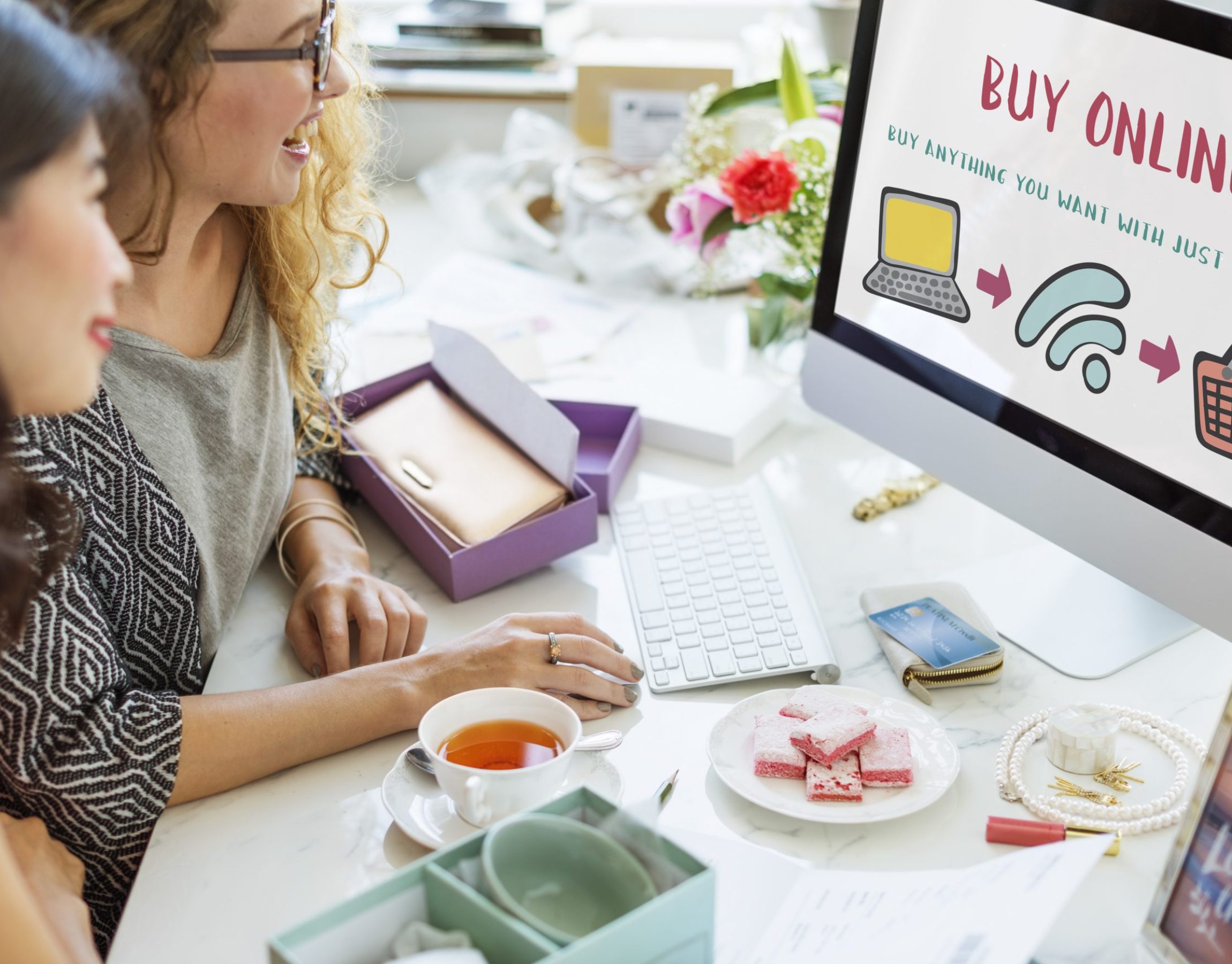 Online Shopping Web Shop E-shopping Concept