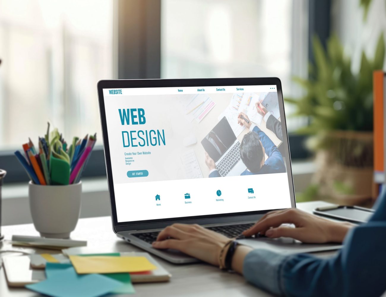 Website design software provide brisk template for online retail business and e-commerce